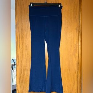 Lululemon Athletica Navy groove nulu flared pants